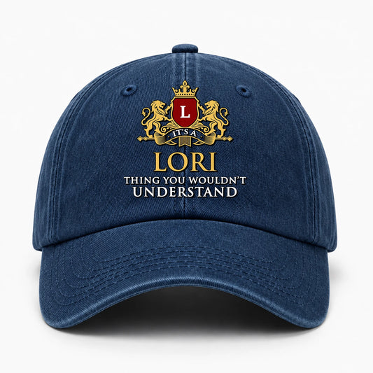 It's A Your Name Thing You Wouldn't Understand Royal Blue Washed Cap LORI 13K1 C184PF