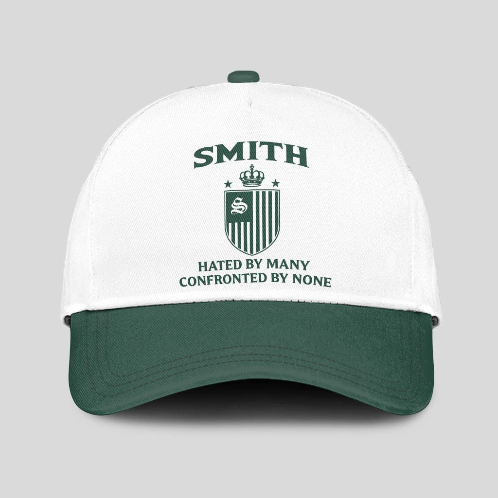 Hated By Many Confronted By None Luxury Logo Cap SMITH 13K1 C41PF