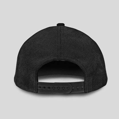 Never Back Down Royal Style Black Cap CATHY 13K1 C179PF