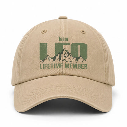 Team Your Name Lifetime Member Mountain Cap LEO 13K1 C58PF