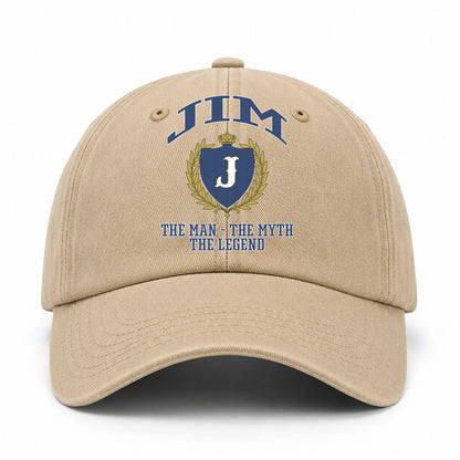The Man The Myth The Legend Luxury Logo Cap JIM 13K1 C34PF