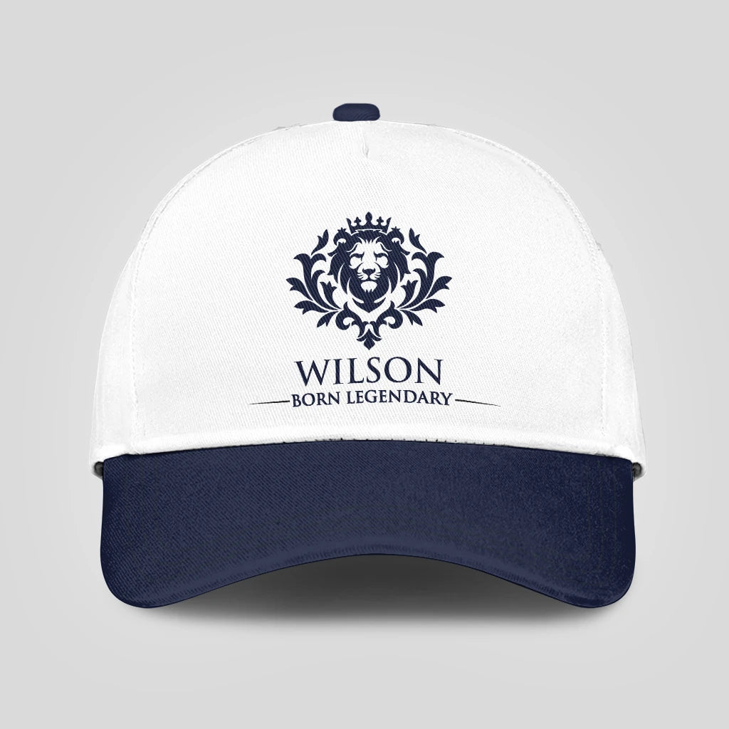 Born legendary lion blue and white baseball cap WILSON 13K1 C185PF