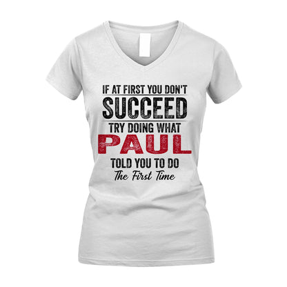 PAUL 13K1-357 If At First You Don't Succeed...