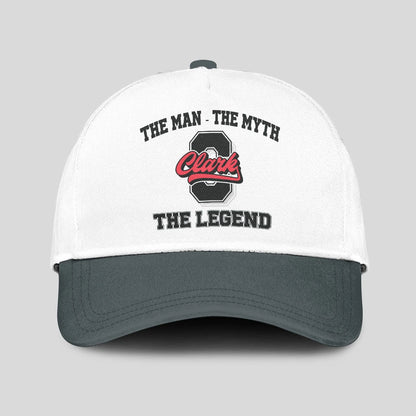 The Man The Myth The Legend Custom Initial Letter And Name Cap CLARK 13K1 C38PF