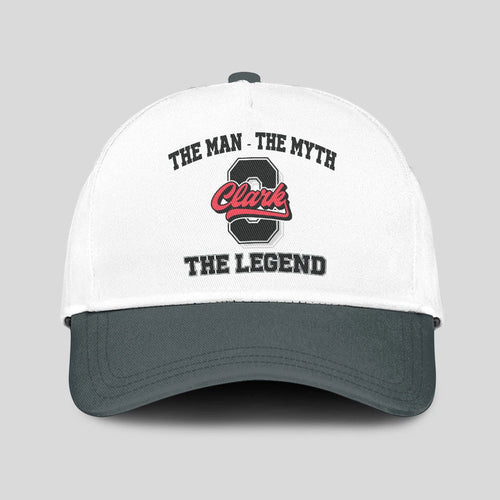 The Man The Myth The Legend Custom Initial Letter And Name Cap CLARK 13K1 C38PF