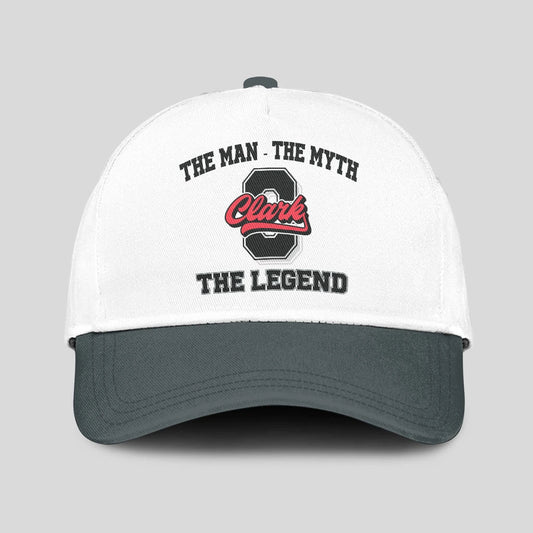 The Man The Myth The Legend Custom Initial Letter And Name Cap CLARK 13K1 C38PF
