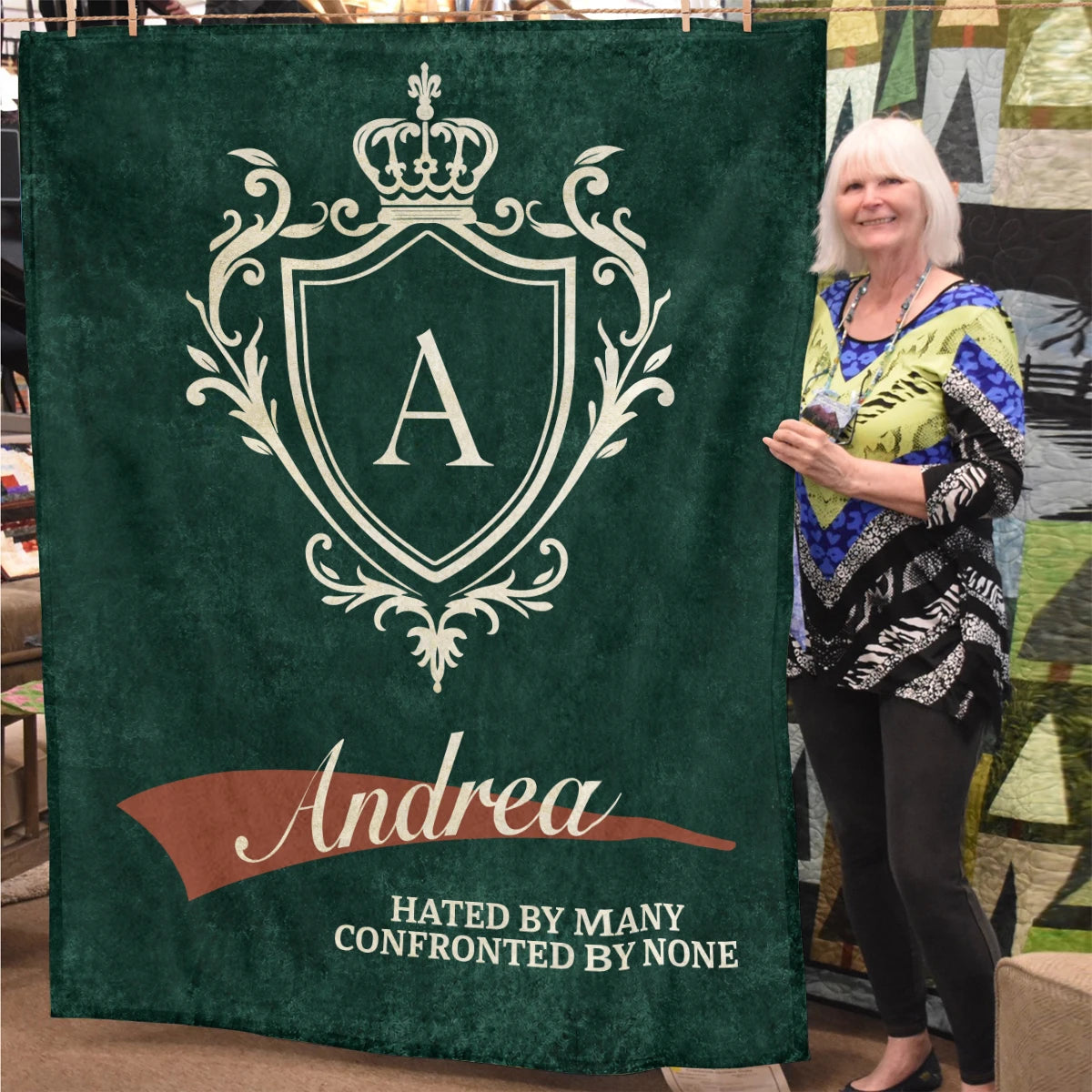 Hated by Many Confronted by None Old Money Blanket ANDREA 13K1 BK19