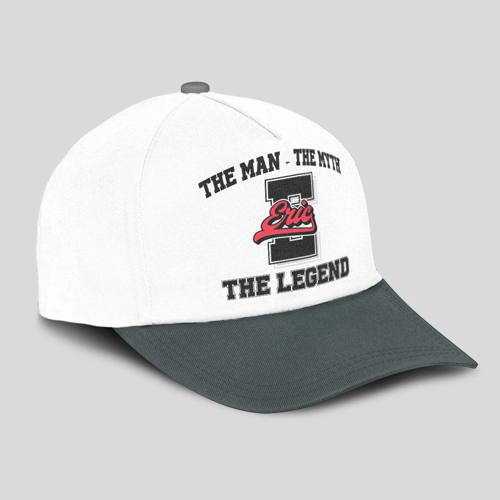 The Man The Myth The Legend Custom Initial Letter And Name Cap ERIC 13K1 C38PF