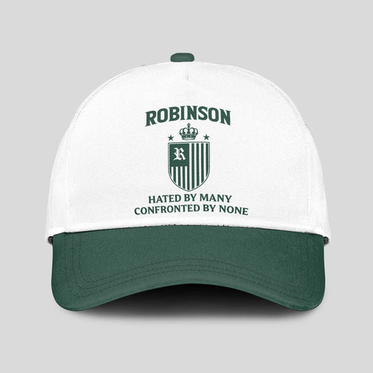Hated By Many Confronted By None Luxury Logo Cap ROBINSON 13K1 C41PF