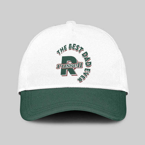 The Best Dad Ever Custom Name Cap RUSSELL 13K1 C35PF