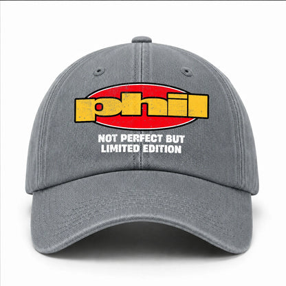 Your Name Not Perfect But Limited Edition Red Logo Washed Cap PHIL 13K1 C84PF