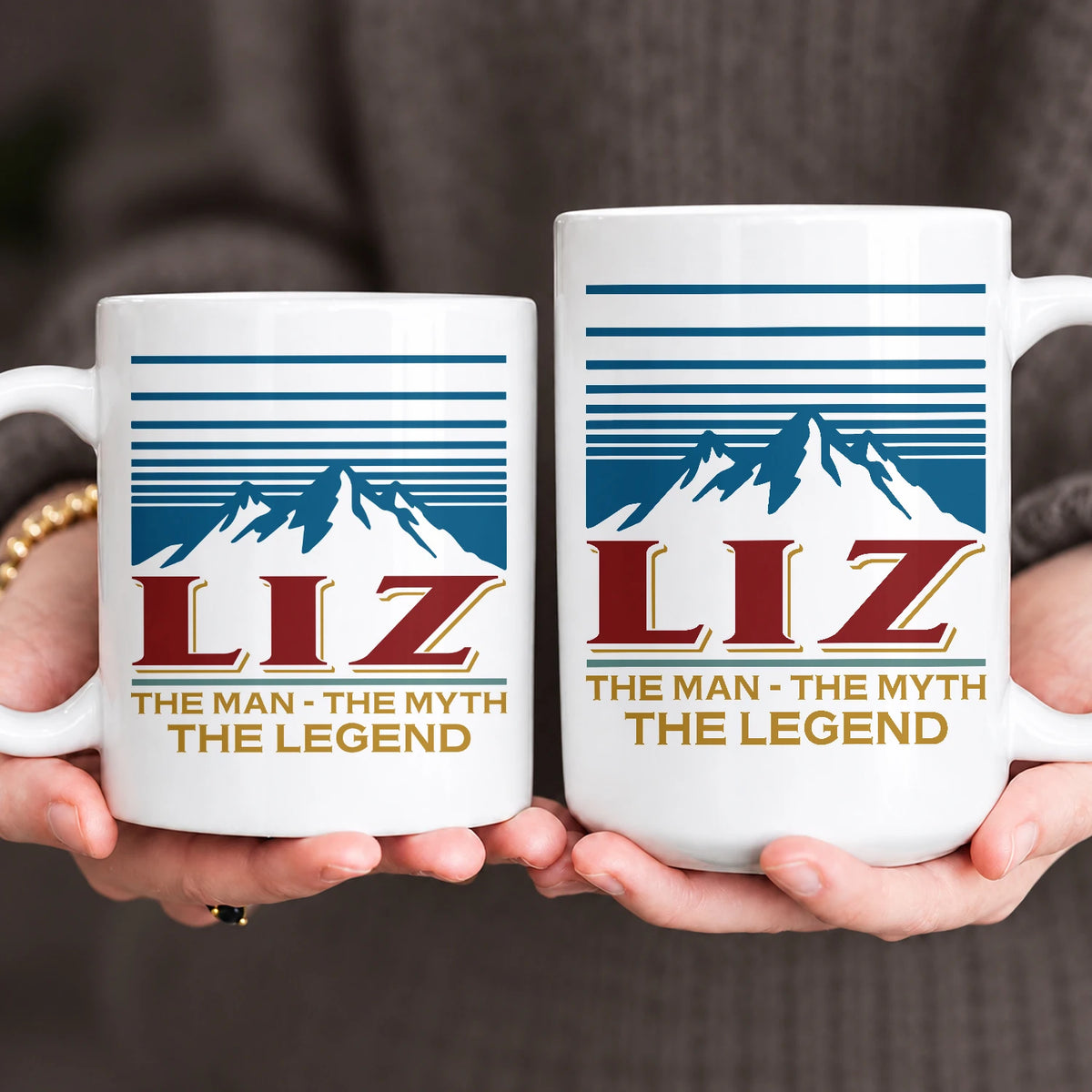 The Man The Myth The Legend Mountain Mug LIZ 13K1 MG04