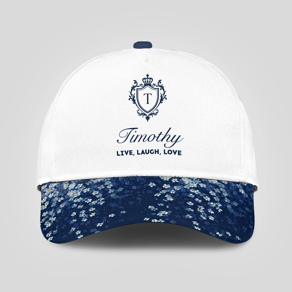 Live Laugh Love Floral Luxury Cap TIMOTHY 13K1 C110PF