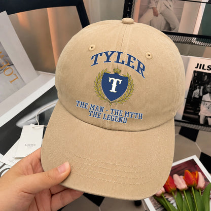 The Man The Myth The Legend Luxury Logo Cap TYLER 13K1 C34PF