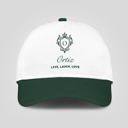 Live Laugh Love Elegant Blue And White Cap ORTIZ 13K1 C90PF