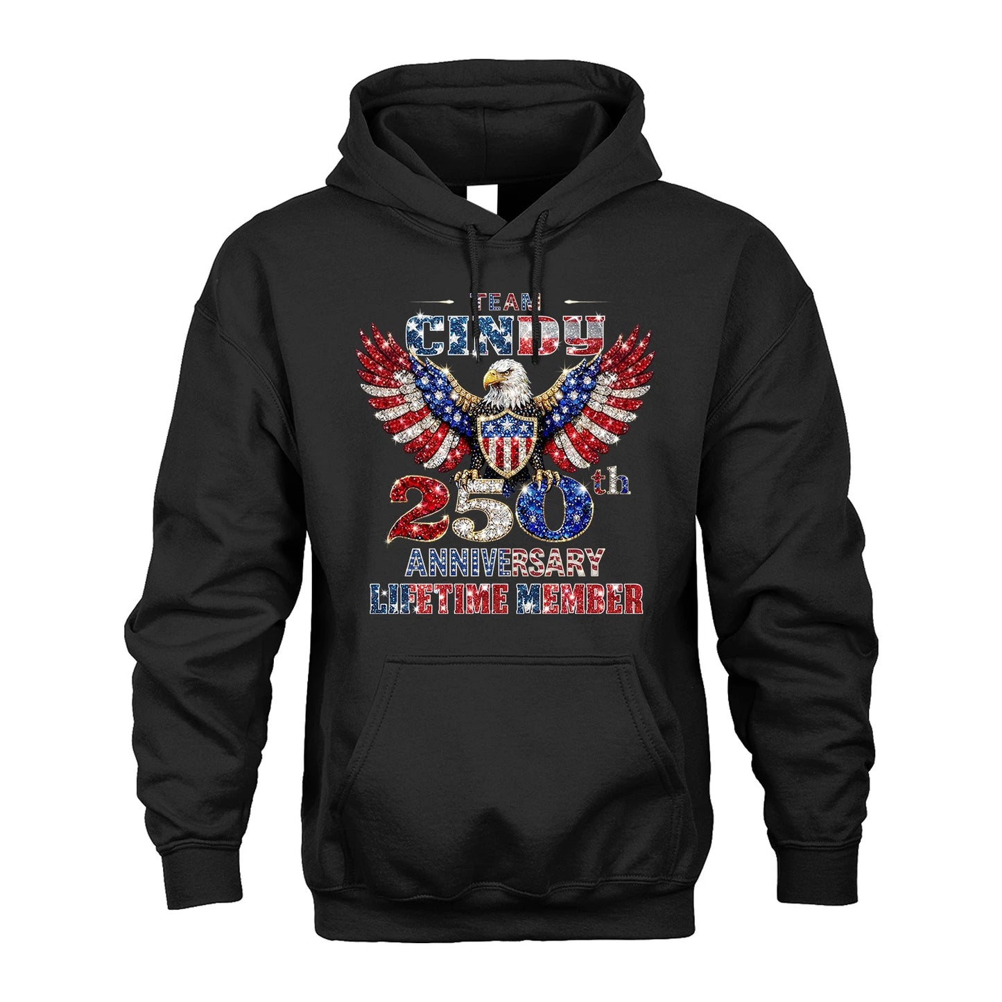 CINDY 13K1-523 Personalized "Team...Lifetime Member" America 250 Design