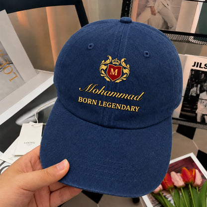 Born Legendary Royal Blue Washed Cap MOHAMMAD 13K1 C183PF