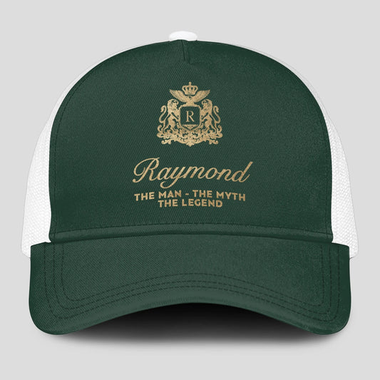 The Man The Myth The Legend Sage Green Mesh Cap RAYMOND 13K1 C192PF
