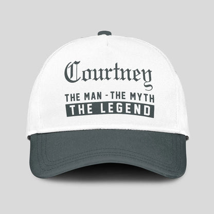 The Man The Myth The Legend Luxury Cap COURTNEY 13K1 C39PF