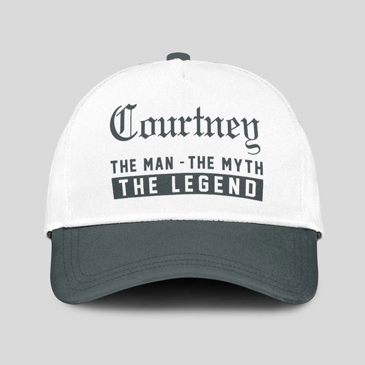 The Man The Myth The Legend Luxury Cap COURTNEY 13K1 C39PF