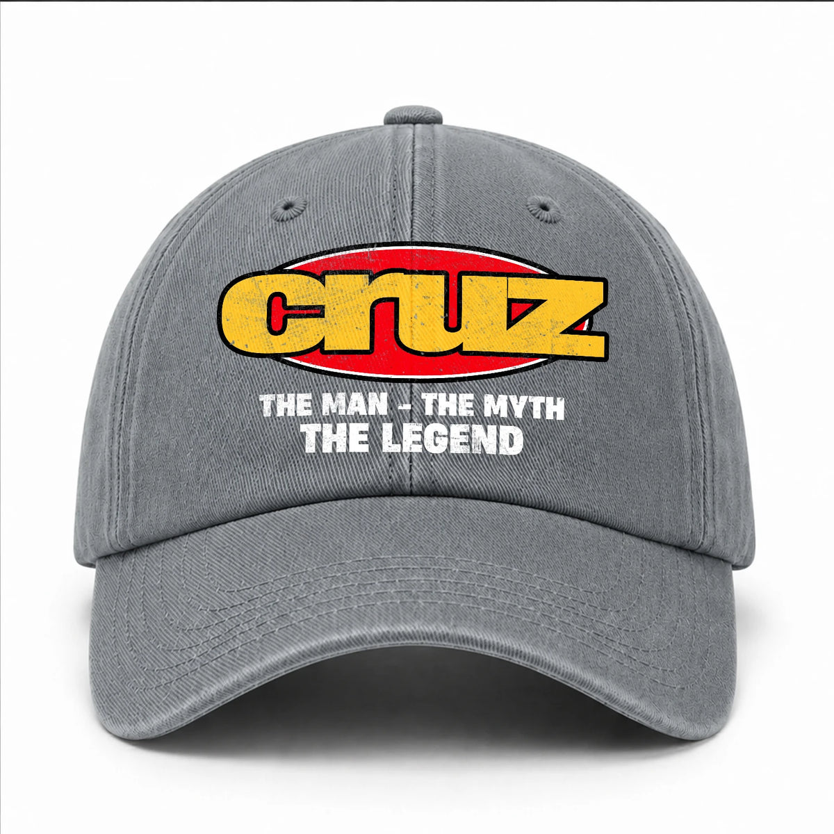 The Man The Myth The Legend Vintage Logo Washed Cap CRUZ 13K1 C162PF