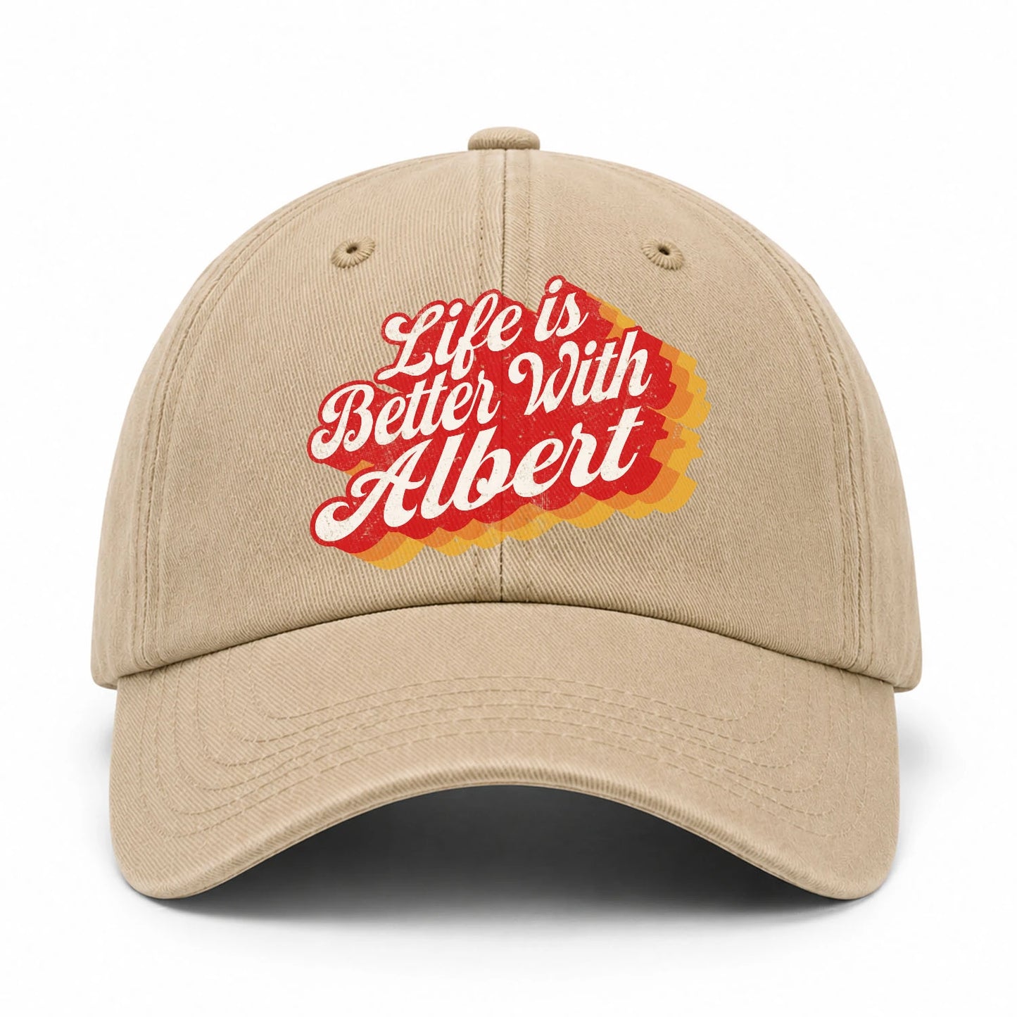 Life Is Better With Your Name Vintage Washed Cap ALBERT 13K1 C67PF