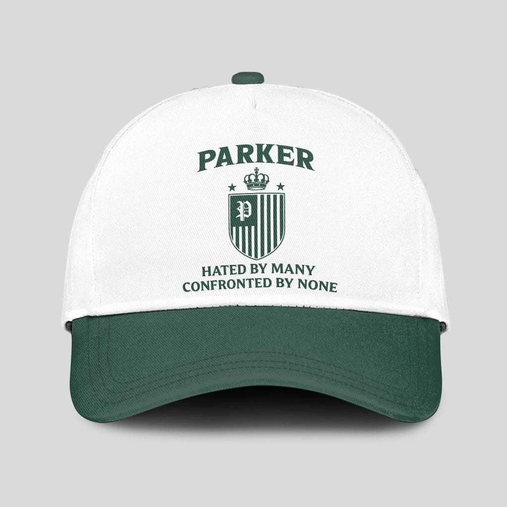 Hated By Many Confronted By None Luxury Logo Cap PARKER 13K1 C41PF