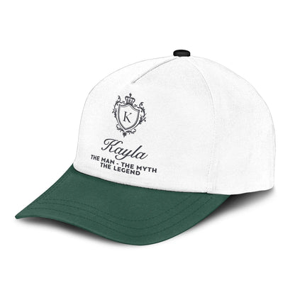 The Man The Myth The Legend Beautiful Green And White Cap KAYLA 13K1 C171PF