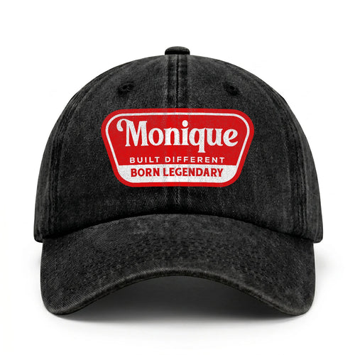 Built Different Born Legendary Red Logo Washed Cap MONIQUE 13K1 C63PF