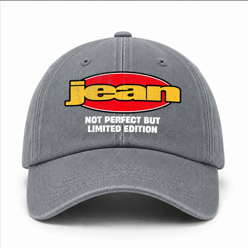Your Name Not Perfect But Limited Edition Red Logo Washed Cap JEAN 13K1 C84PF