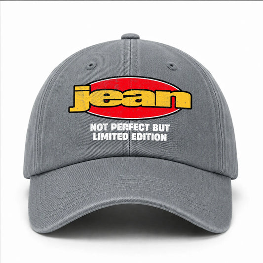Your Name Not Perfect But Limited Edition Red Logo Washed Cap JEAN 13K1 C84PF