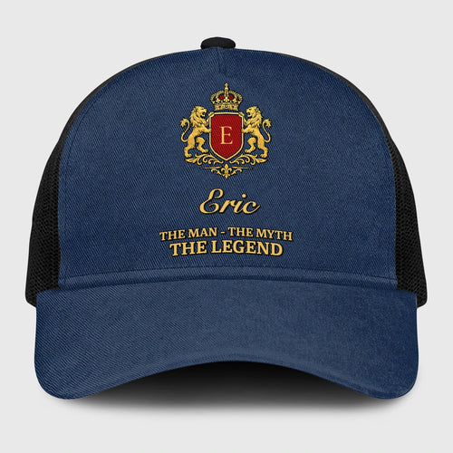 The Man The Myth The Legend Royal Blue Mesh Cap ERIC 13K1 C187PF