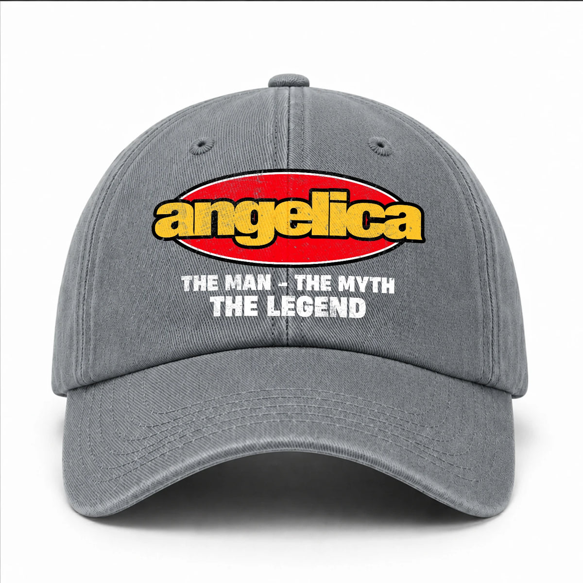 The Man The Myth The Legend Vintage Logo Washed Cap ANGELICA 13K1 C162PF