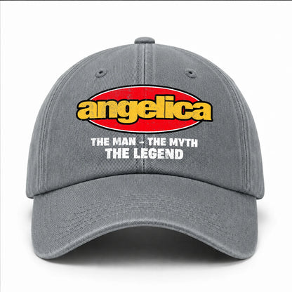 The Man The Myth The Legend Vintage Logo Washed Cap ANGELICA 13K1 C162PF