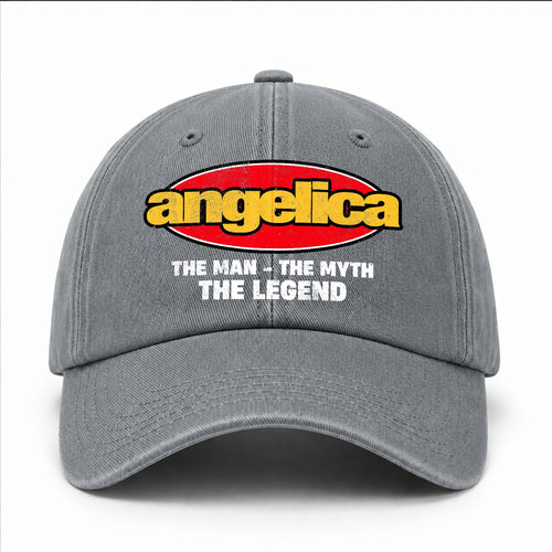 The Man The Myth The Legend Vintage Logo Washed Cap ANGELICA 13K1 C162PF