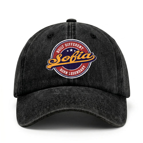 Built Different Born Legendary Logo Washed Cap SOFIA 13K1 C65PF