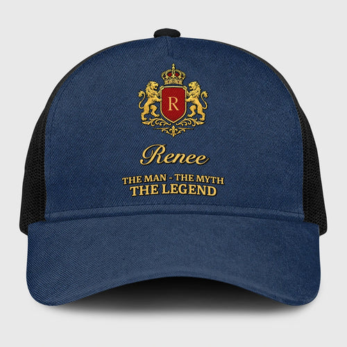 The Man The Myth The Legend Royal Blue Mesh Cap RENEE 13K1 C187PF