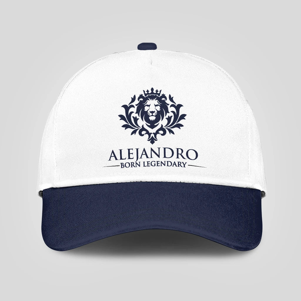 Born legendary lion blue and white baseball cap ALEJANDRO 13K1 C185PF