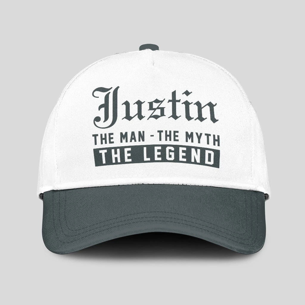 The Man The Myth The Legend Luxury Cap JUSTIN 13K1 C39PF