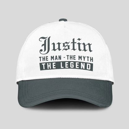 The Man The Myth The Legend Luxury Cap JUSTIN 13K1 C39PF