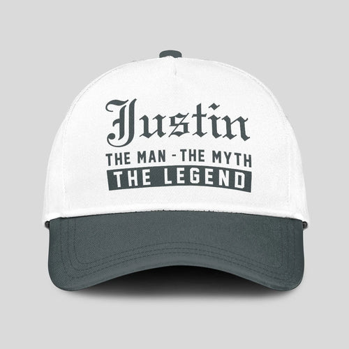 The Man The Myth The Legend Luxury Cap JUSTIN 13K1 C39PF