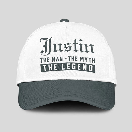 The Man The Myth The Legend Luxury Cap JUSTIN 13K1 C39PF