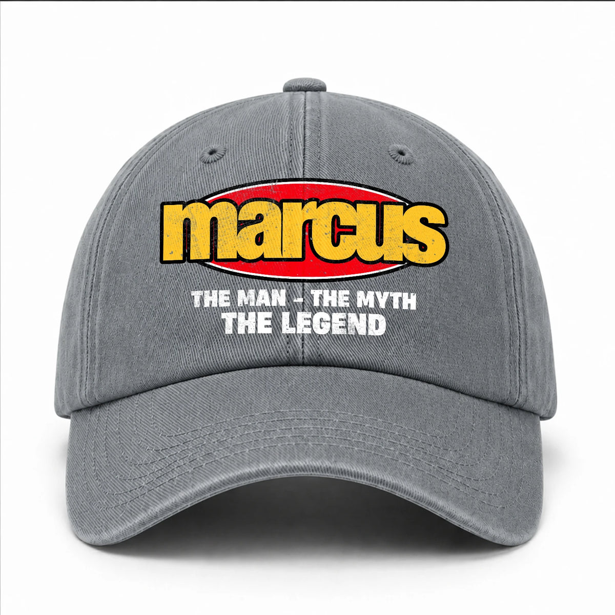 The Man The Myth The Legend Vintage Logo Washed Cap MARCUS 13K1 C162PF