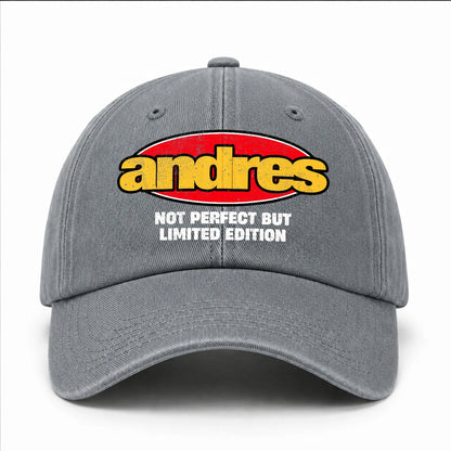 Your Name Not Perfect But Limited Edition Red Logo Washed Cap ANDRES 13K1 C84PF