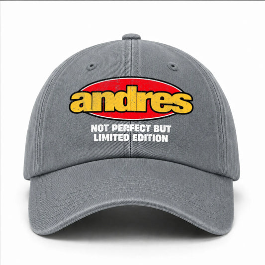 Your Name Not Perfect But Limited Edition Red Logo Washed Cap ANDRES 13K1 C84PF