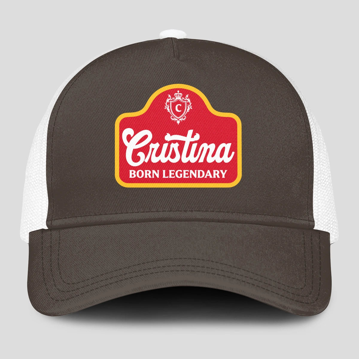 Born Legendary Charcoal Mesh Cap CRISTINA 13K1 C196PF