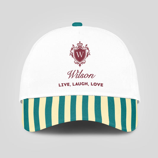 Live Laugh Love Green And Yellow Royal Cap WILSON 13K1 C122PF