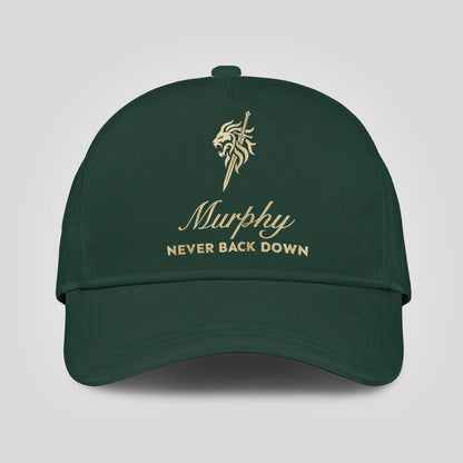 Never Back Down Lion And Sword Sage Green Cap MURPHY 13K1 C178PF