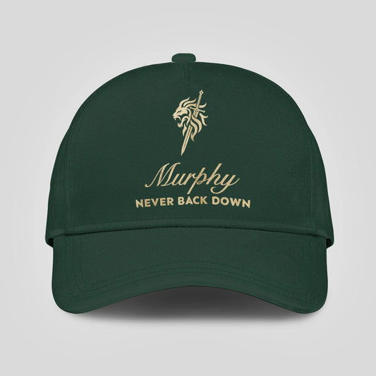 Never Back Down Lion And Sword Sage Green Cap MURPHY 13K1 C178PF