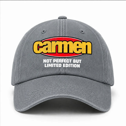 Your Name Not Perfect But Limited Edition Red Logo Washed Cap CARMEN 13K1 C84PF